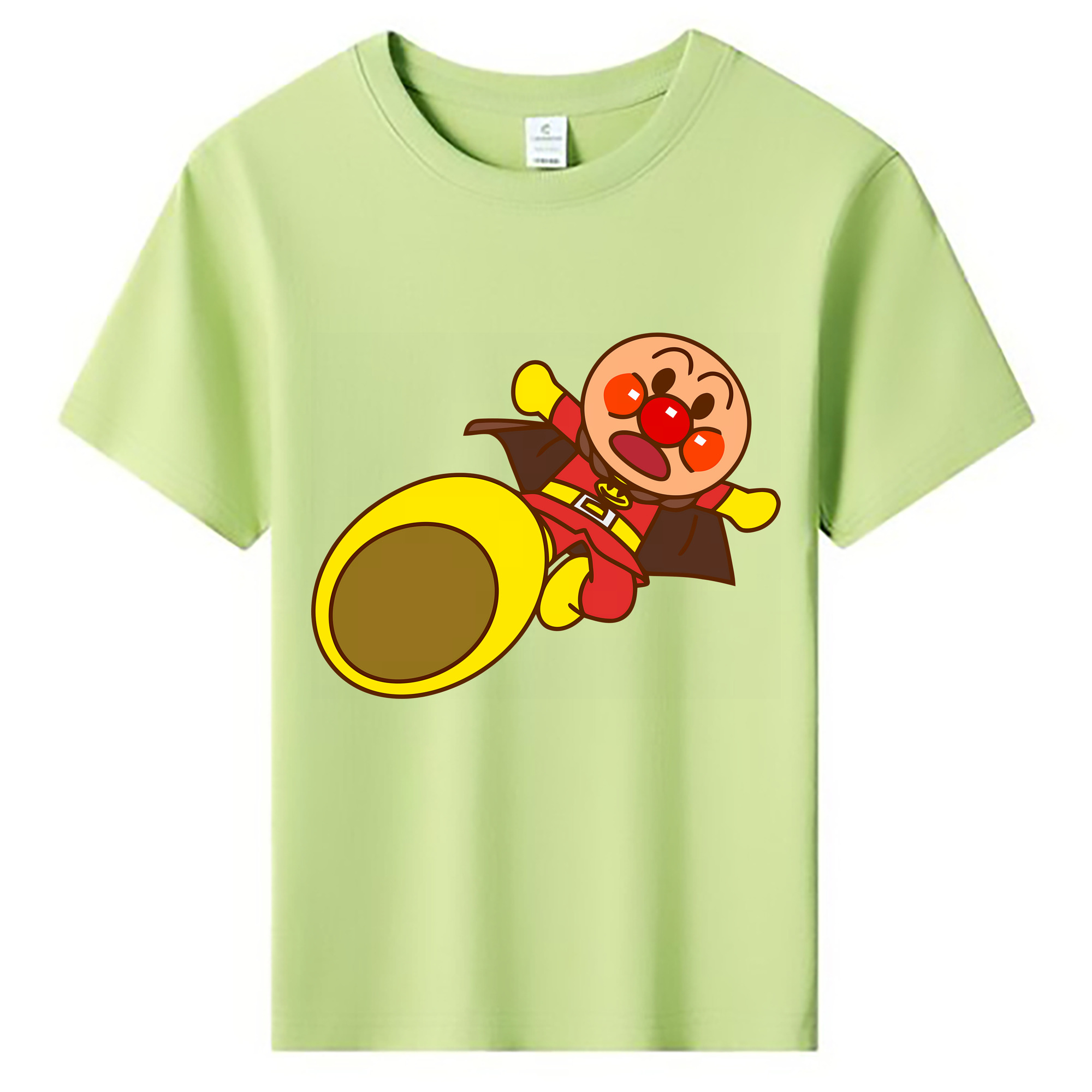 （画像用） アンパンマン Anpanman 綿100％キッズTシャツ（フロントプリント）